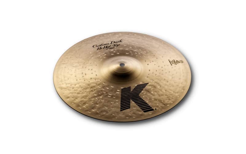 Zildjian 14" K Custom Dark HiHats Top Cymbal image 1