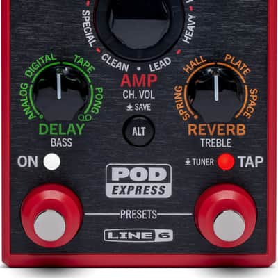 Line 6 POD Express Guitar Multi-Effects Pedal image 1