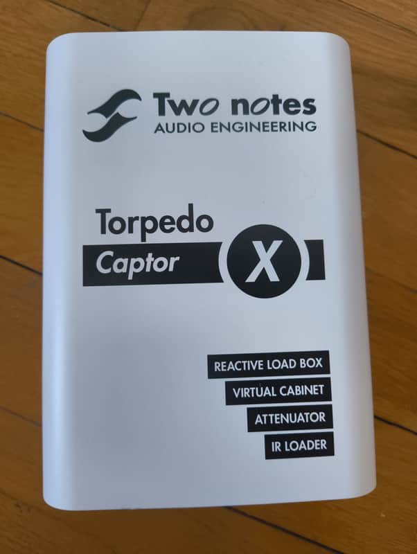 Two Notes Torpedo Captor X 8ohm Stereo Reactive Load Box / Attenuator 2020 - White image 1