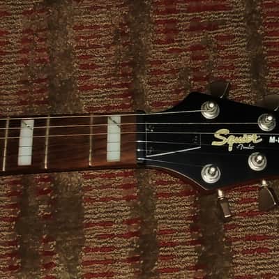 2005 MIK Squier Master Series M-80 Set Neck Electric Guitar M80 Satin Amber image 2