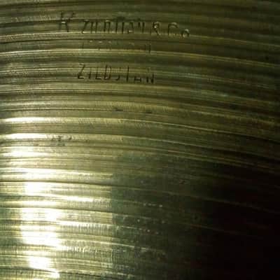 Zildjian K Istanbul New Stamp 1970s 24" Ride Cymbal 1970      Video added ! image 2