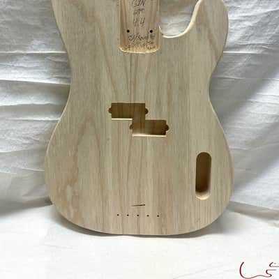 Guitar Mill '51 P-Style Bass Body / 2 pc. Ultra Light Swamp Ash / ROUND HEEL / Split Pickup / Top Mount Bridge (#GIN-3419) image 1