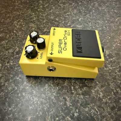Boss SD-1 Super OverDrive (Silver Label) 1997 - Present - Yellow image 4