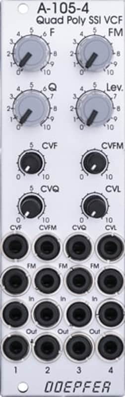 DOEPFER A-105-4 QUAD POLY VCF : BRAND NEW :  [DETROIT MODULAR] image 1