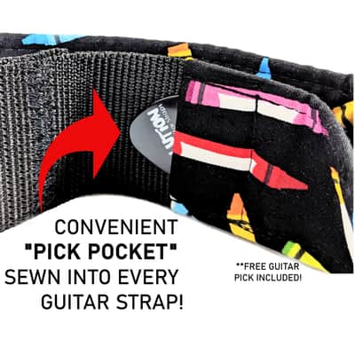 Shark Guitar Strap - Great White Shark Guitar Strap- Acoustic, Electric, or Bass- Handcrafted and D image 9