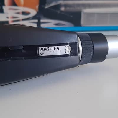 Sennheiser MD 421-U4 Cardioid Dynamic Microphone 1960s - 1990s - Black image 15