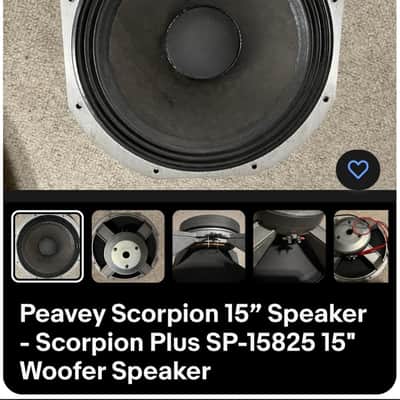Peavey Scorpion 115 Bass Cabinet Unknown  - Black Tolex image 6