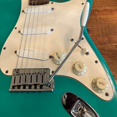 Fender Strat Plus Lace Sensors TBX Wilkinson Sperzels 1988 - Bahama Green image 2