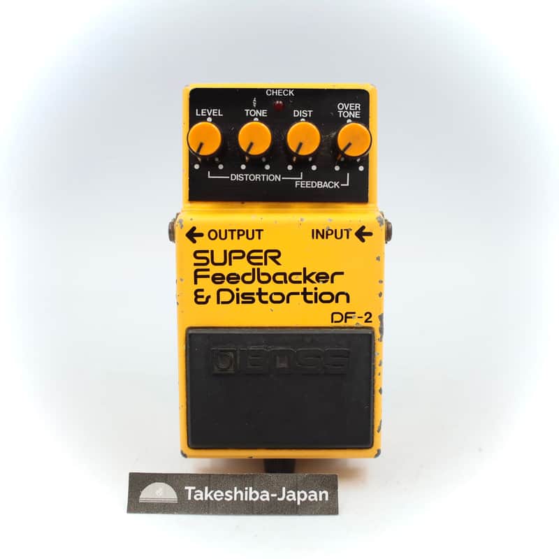ギター BOSS DF-2 SUPER FEEDBACKER & DISTORTION Boss DF-2 Super Feedbacker and Distortion 1985 - 1989 Made In