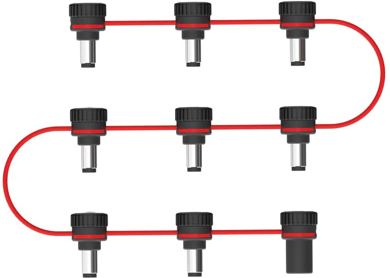D'Addario PW-XPNDADC-01 Adjustable Daisy Chain Pedal Power Cable Bild 1