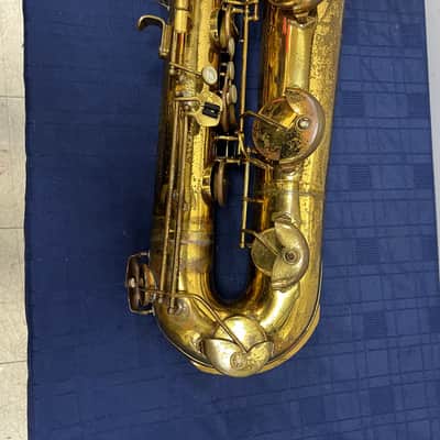 Vintage H. Couf Superba I Eb Pro Bari Baritone Sax Saxophone Made in Germany 1976 image 7
