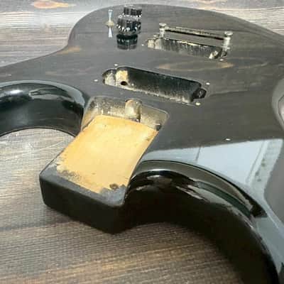 80s KRAMER JK2000 Alder Body Black HH w/Plate Made in Japan image 10