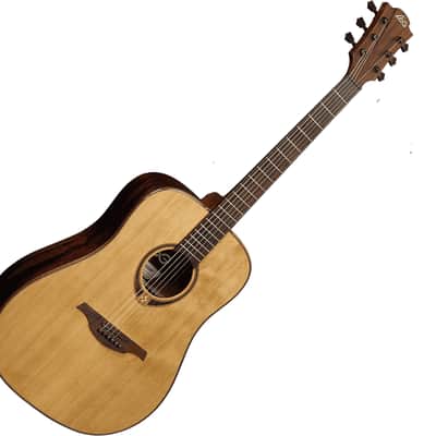 LAG T118D Tramontane Dreadnought Acoustic Electric Natural image 4