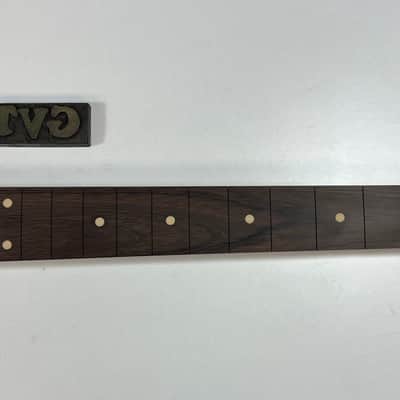General Vintage Tone NOS Dalbergia Nigra electric guitar neck for S style ( Brazilian Rosewood ) Slab board full finished - Nitro image 1