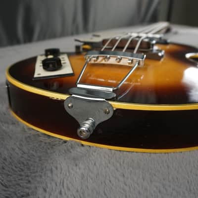 Greco Violin Bass Vintage - Sunburst Semi-Hollow Lefty image 7