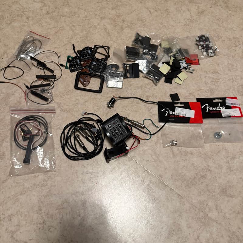 Bulk lot of acoustic guitar preamp parts Shadow Nanomag Fishman 02 image 1