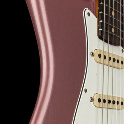 Fender Custom Shop Empire 59 Transition Stratocaster Journeyman Relic - Aged Burgundy Mist Metallic #18559 image 10