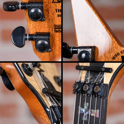 Washburn Boogie Street Guitars Limited The Cross Dimebag Darrell Signature Flame Maple Top Natural 2004 w/OHSC (Artist Owned) image 12