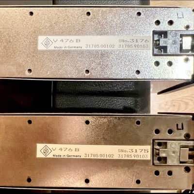 NEUMANN V486B PAIR (Consecutive Serial Numbers)- Black image 4
