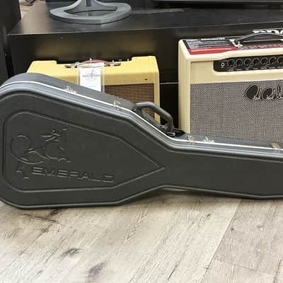 Emerald Guitars X-20 8-String Carbon Fiber Acoustic-Electric in Teal with OHSC image 14