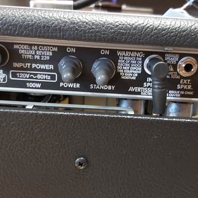 Fender '68 Custom Deluxe Reverb 2-Channel 22-Watt 1x12" Guitar Combo image 7