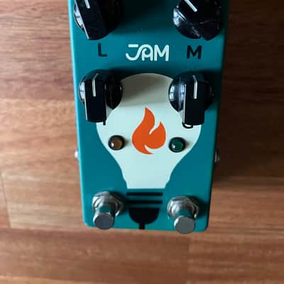JAM Pedals Lucydreamer with original box - hand painted green image 3