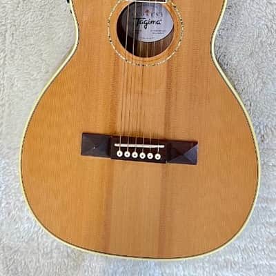 Tagima FS 500 NC EQ Solid Cedar Top Acoustic Electric Guitar - Natural -B Stock image 1