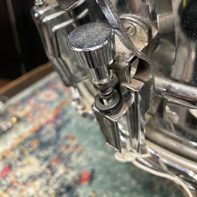 Dave Krusen's Pearl Jam Era, 1970s Ludwig 14x6.5" LM402 Supraphonic Snare Drum. Signed! image 11