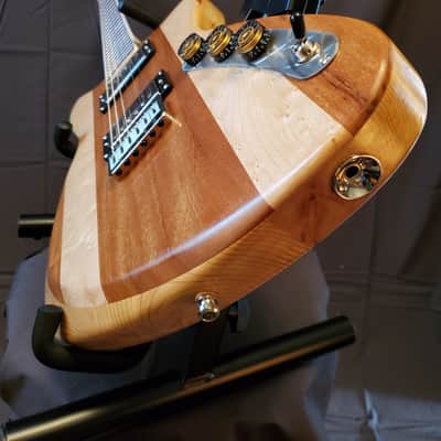 Thomas Muse Guitars Valkat-0004 2020 Western Red Cedar / Birdseye Maple and Mahogany / HH image 23