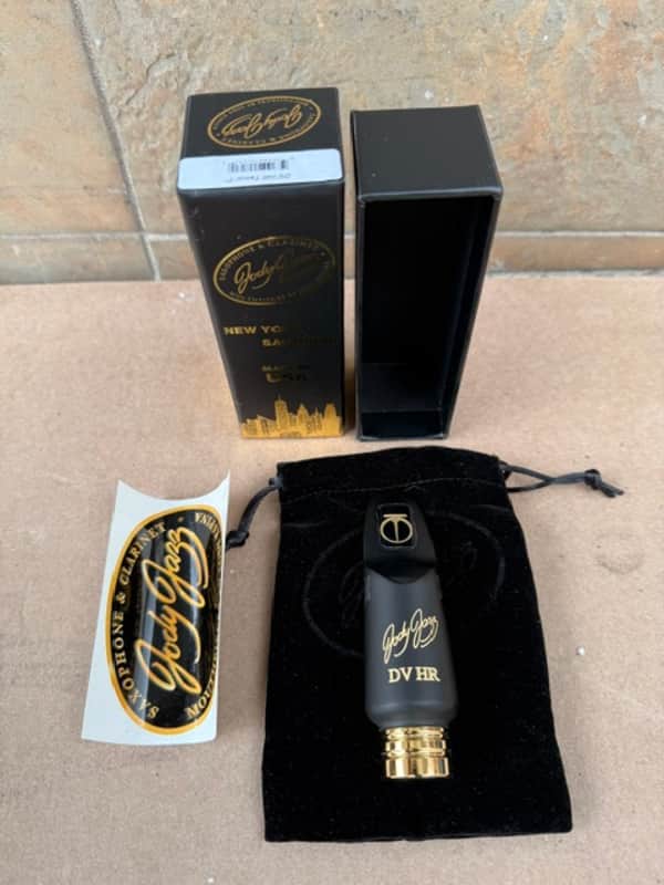JodyJazz DV HR Tenor 7 Hard Rubber Saxophone Mouthpiece w/ Original Box & Pouch* image 1
