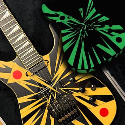 Jackson USA Custom Shop Soloist '89 - Rising Sun GLOW IN THE DARK Finish - All Original & EXTRA RARE image 1