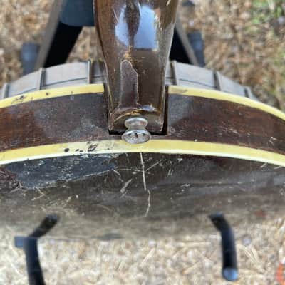 Gibson RB-180 1960s long neck banjo resonator closed back image 20