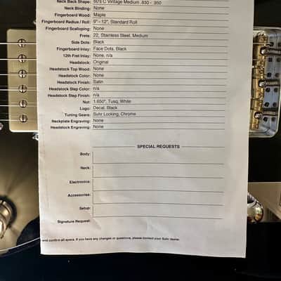 Left Handed Suhr Alt T with Maple Fretboard 2018 - Present - Black image 15