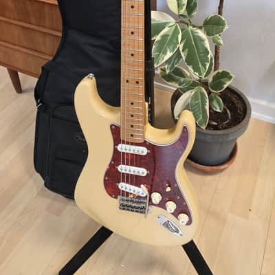 Fender Classic '50s Stratocaster 2000 Ash Body Flame Neck Custom Kinman HX Noiseless Pickups MIM Pro Mexican Strat Guitar image 5
