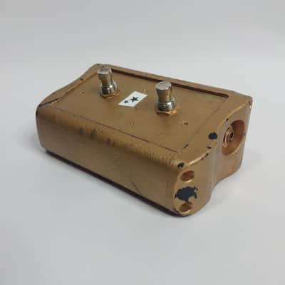 Gold Painted Fender 2-Button Footswitch with 1/4" Jack image 9
