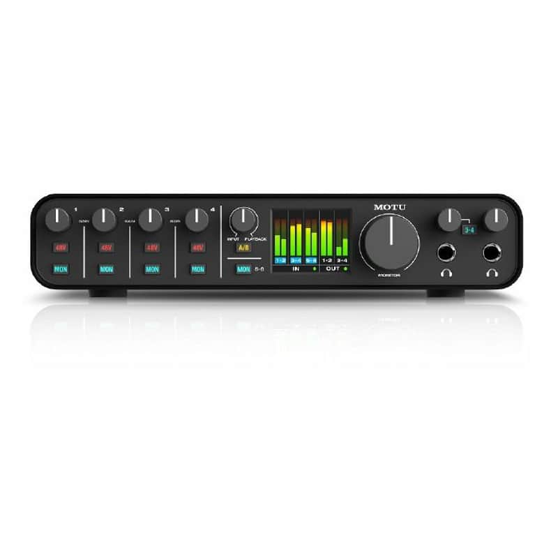 MOTU Motu M6 6-In/4-Out USB-C Audio & MIDI Interface () Black