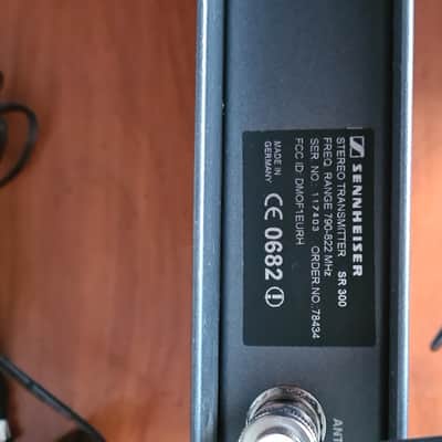 Sennheiser Sennheiser EW 300 IEM G2 SR 300 + EK 300 Stereo UHF 790-822MHz 1HE image 4