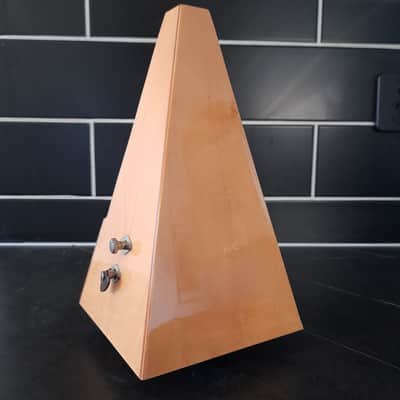Vintage 1969 Wittner / Sinn Maelzel Metronome – Maple Wood w/ Bell – Full Kit image 20