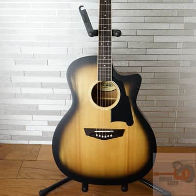D'Angelico Premier Gramercy Grand Auditorium - Aged Burst image 11