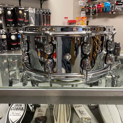 Mapex Black Panther Cyrus 6x14 Polished Steel Snare Drum image 2