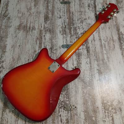 Vintage 1975 Epiphone ET-290 MIJ Matsumoku Crestwood Cherry Sunburst image 8