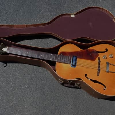 Epiphone Harry Volpe Rare Vintage Hollowbody Archtop 1955-57 Natural image 12