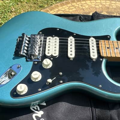 2019 Fender player Stratocaster Tidepool Blue HSS Floyd Rose image 8