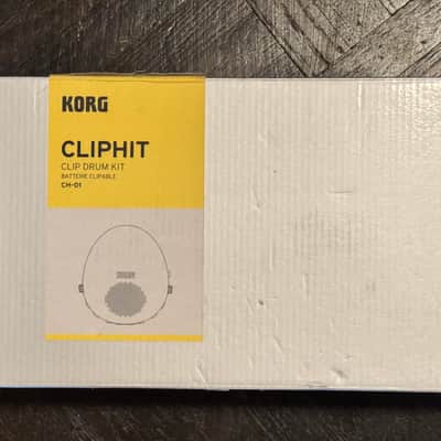 Korg CH01 CLIPHIT 3pc Clip Trigger Drum Kit 2010s - White image 4