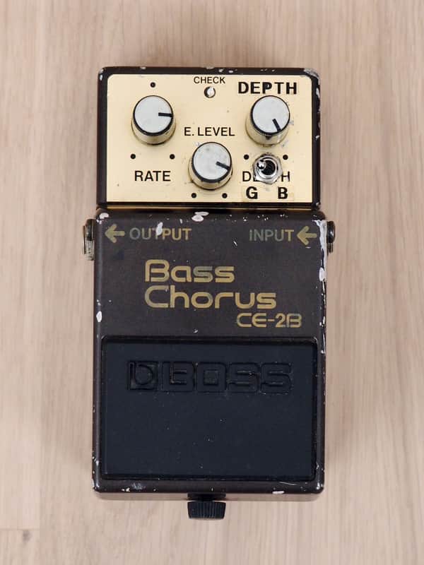 1989 Boss CE-2B Bass Chorus Effects Pedal Green Label Japan w/ Mod image 1