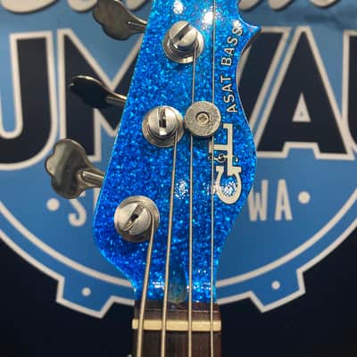 Tom Hamilton's Aerosmith, Custom G&L ASAT Blue Glitter Bass, 2010s PLUS Personalized NHL Hockey Jersey. AUTHENTICATED! (TH2 #4) image 19