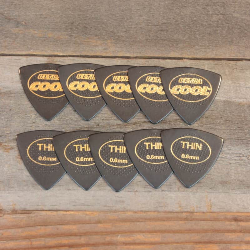 Cool Thin 0.6mm Elliptical Ultra SR Series Bi-Matrix Accu-Grip Set of 10 Picks image 1