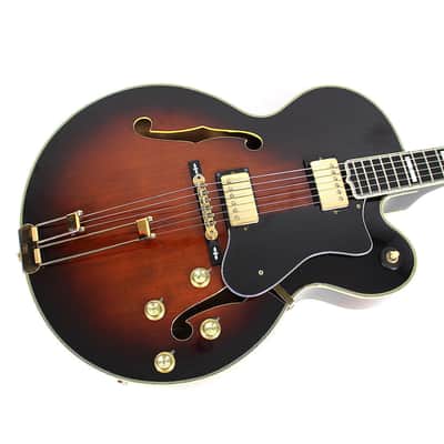 Rare 1982 Epiphone Emperor-F Archtop Electric Guitar Sunburst image 4