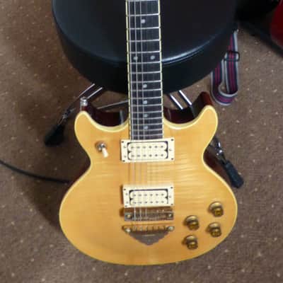 Ibanez Artist AR100 1981 Natural Flame Top + Hiscox Case + Professional Refret **price reduced** image 2