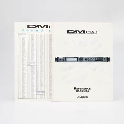 Alesis DM Pro Expandable Electronic Drum Module Reference Manual #53734